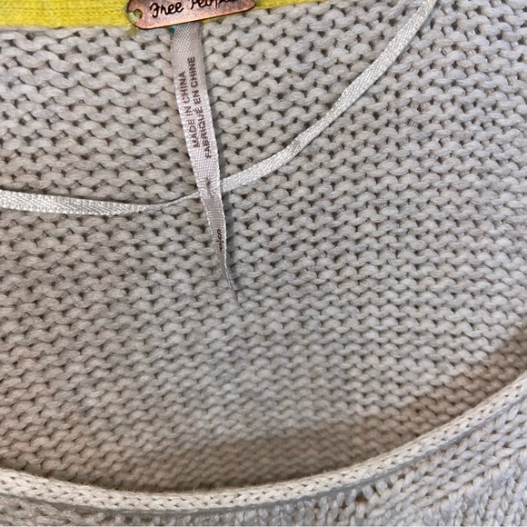 Free People Off-white Cotton Sweater - Picture 2 of 6